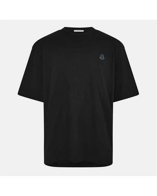 Moncler Black X A$Ap Rocky Cotton T-Shirt for men