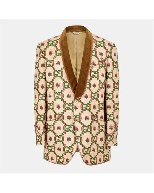 Gucci Metallic Weather Resistant Softshell Jacket for men