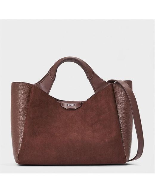 DKNY Brown Willa Tote Bags