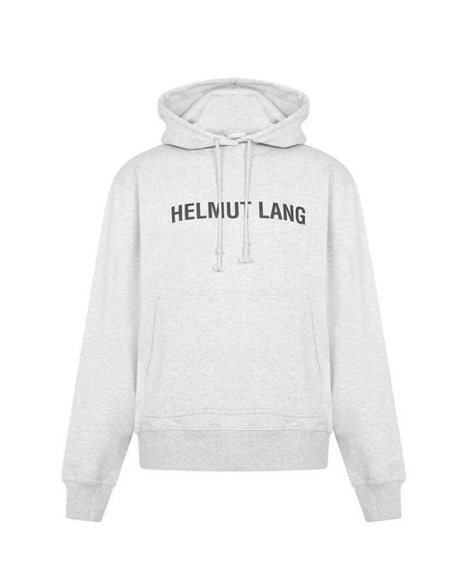 Helmut Lang White Core Logo Hoodie for men