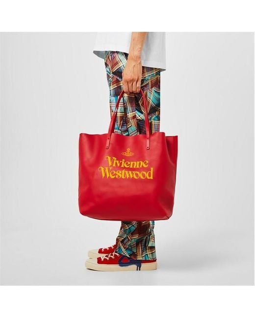 Vivienne Westwood Red Viv Studio Shopper Sn42 for men
