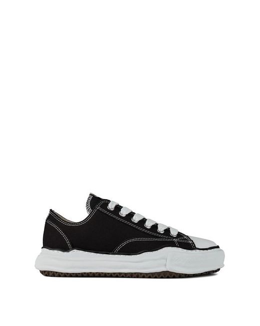 Maison Mihara Yasuhiro Black Peterson Original Sole Canvas Low Sneaker for men