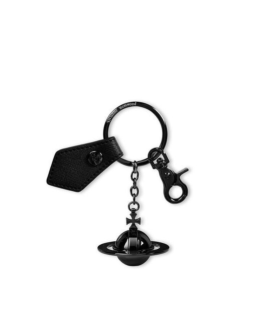 Vivienne Westwood Black Orb Keyring for men