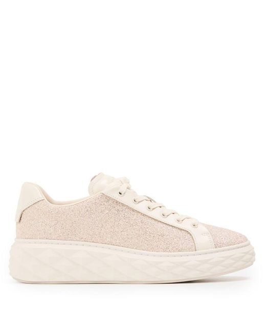 Jimmy Choo Pink Diamond Light Maxi Trainers