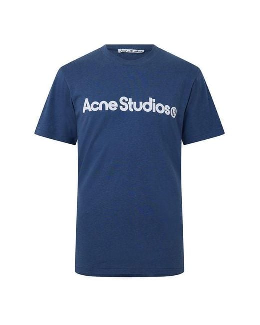 Acne Blue Acne Eamon Tee Sn64 for men