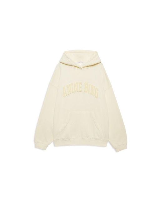 Anine Bing White Sport Hoodie