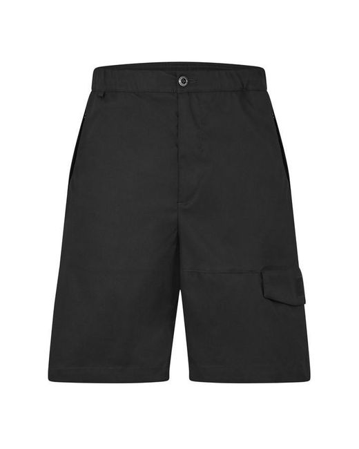 CP COMPANY METROPOLIS Black Bermuda for men