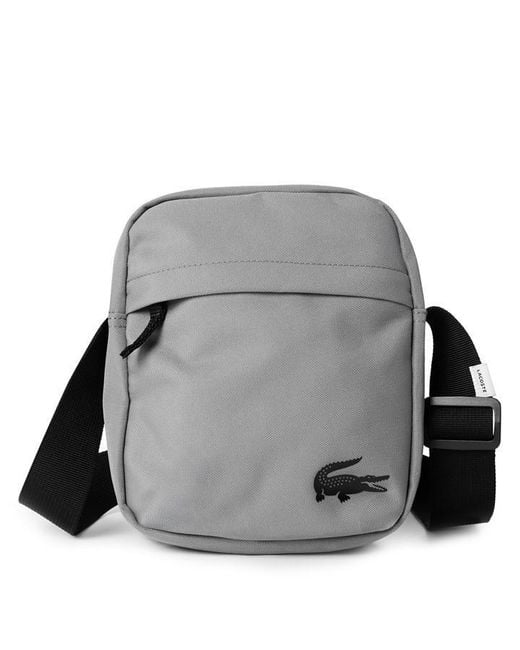 Lacoste Gray Spt Xbdy Bag Sn64 for men