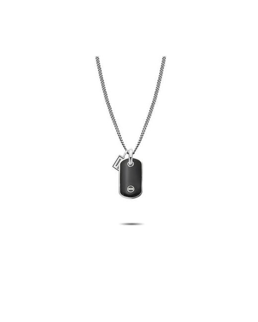 Buddha To Buddha Metallic Stone Pendant Onyx
