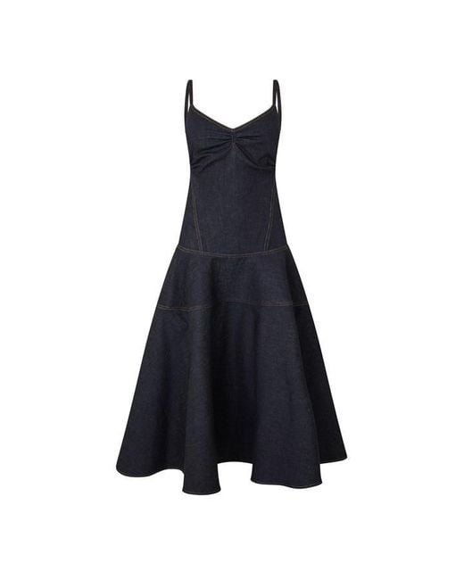 Jacquemus Blue La Robe De Nimes Pina Skater Dress