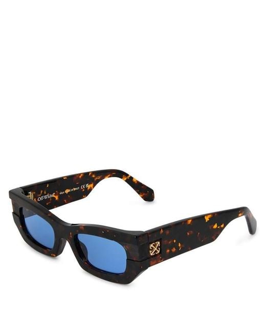 Off-White c/o Virgil Abloh Blue Off Belleville Sungls 99