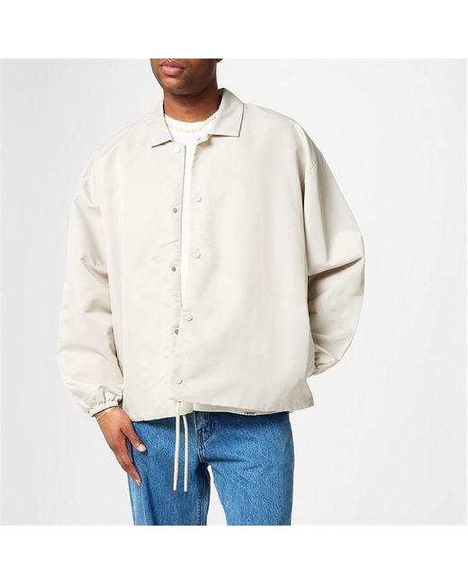 Fear Of God Gray Fge Coach Jacket Sn42 for men