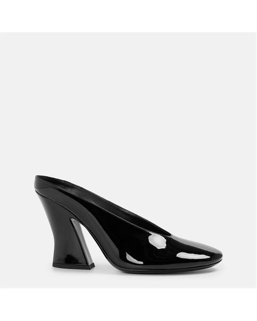 Givenchy Black Sculpted Heeled Mules
