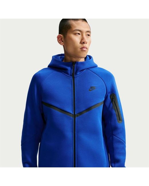 Nike Blue Tech Fleece Windrunner Full-Zip Jacket for men