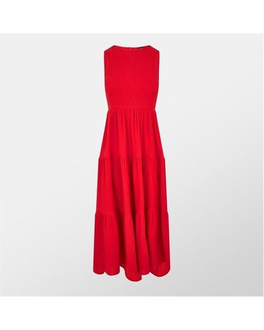 Nobody's Child Sleeveless Tiered Charlie Midi Dress