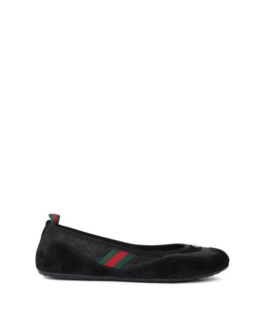 Gucci Black Ballet Pumps