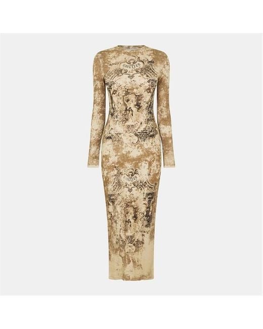 Jean Paul Gaultier Metallic Floor-Length Maxi Dress