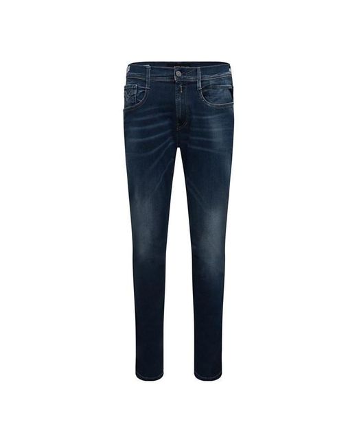 Replay Blue Anbass Slim-Fit Jeans for men