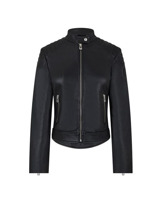Belstaff Black Mollison Leather Jacket