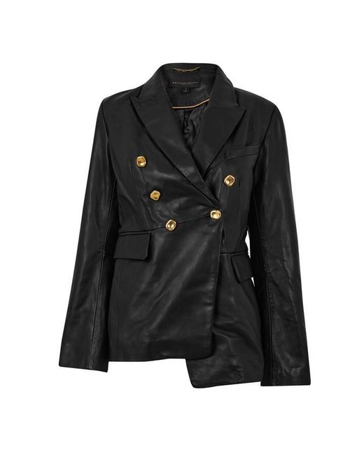 Donna Karan Black Leather Jacket