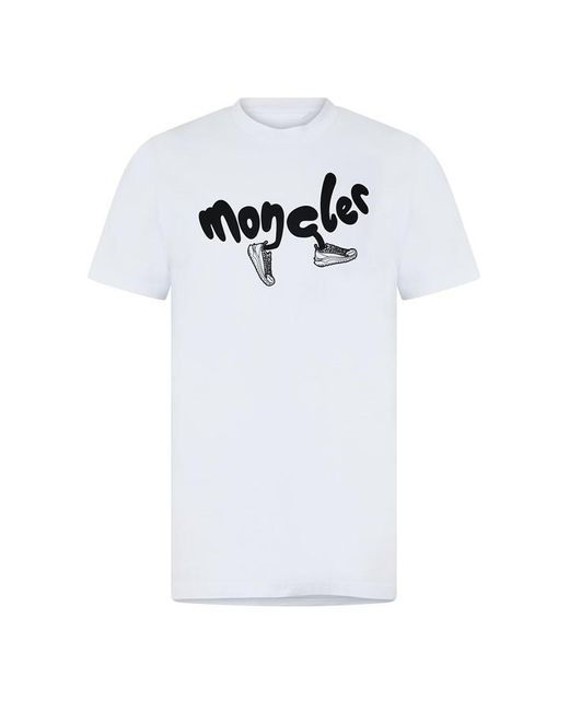 Moncler White Ss T-shirt Sn42 for men