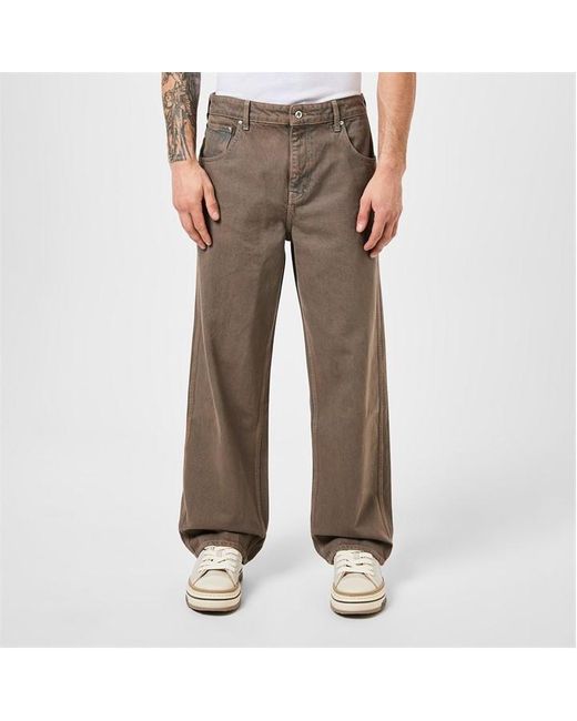 Represent Brown R3 baggy Denim Jeans for men