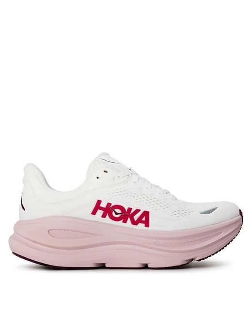 Hoka One One Pink Bondi 9 Running Trainers