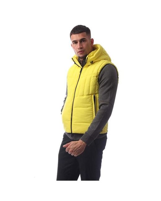 Boss Yellow Cashton Sleeveless Gilet for men