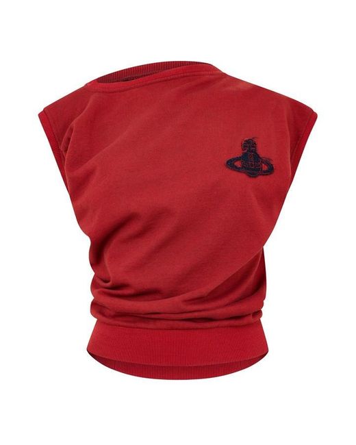 Vivienne Westwood Red Viv Hebo Sweatshirt Ld54