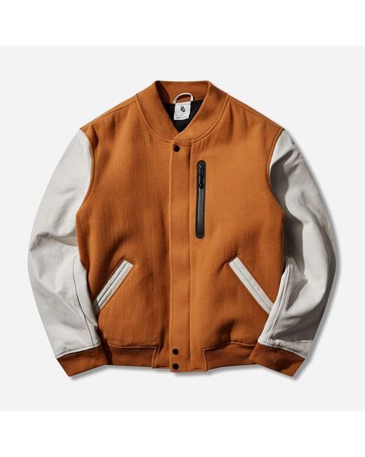 Nike Brown Monarch Destroyer Jacket for men