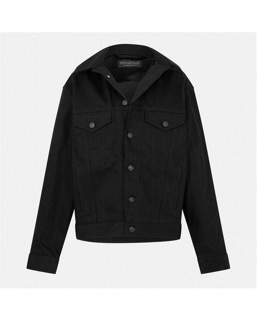 Balenciaga Black Multi-Pocket Field Jacket