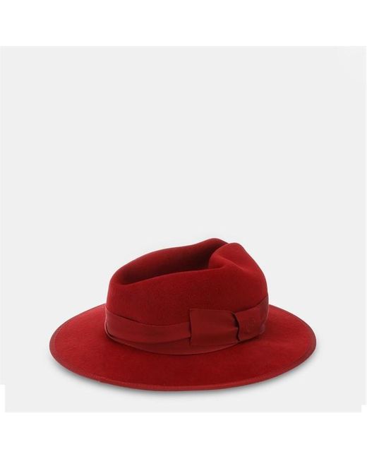 Gucci Red Trilby Hat
