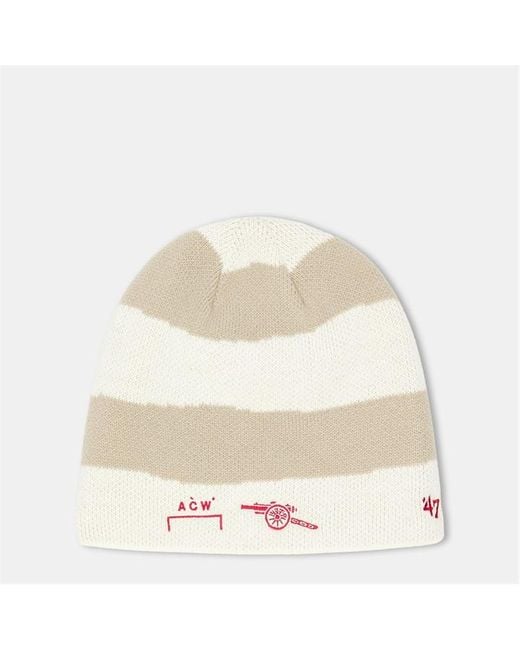 A_COLD_WALL* White X Arsenal Fc Gillespie Beanie for men