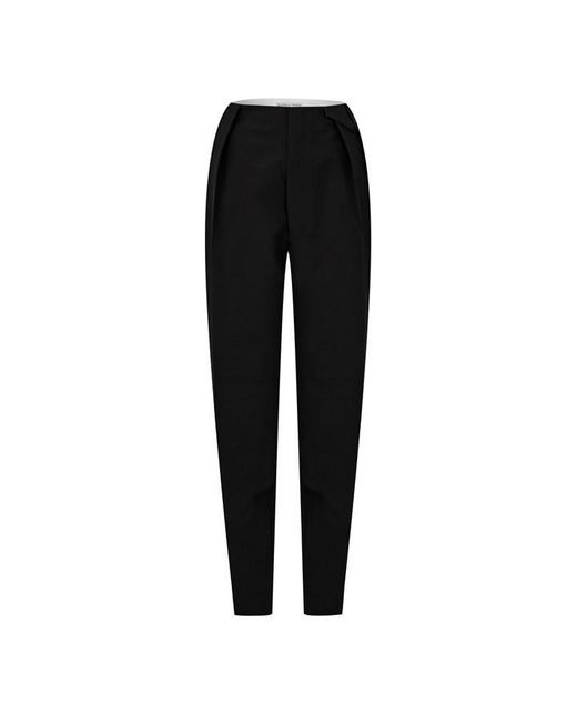 Bottega Veneta Black Straight Trousers