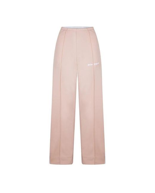 Palm Angels Pink Wide Leg Tracksuit Bottoms