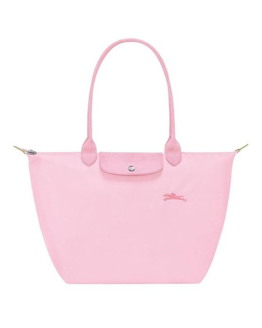 Longchamp Pink Le Pliage Shoulder Tote Bag