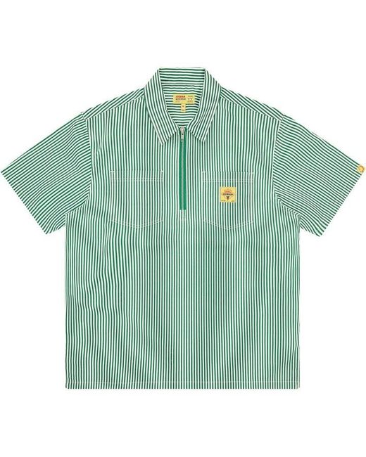 ICECREAM Green Short Sleeve Polo Shirt for men