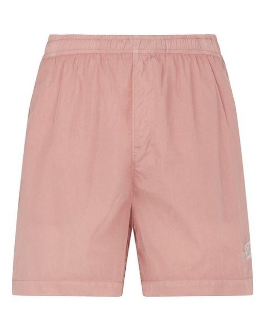 C P Company Pink Flatt Swim Shorts for men
