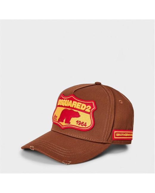 DSquared² Red Baseball Cap for men