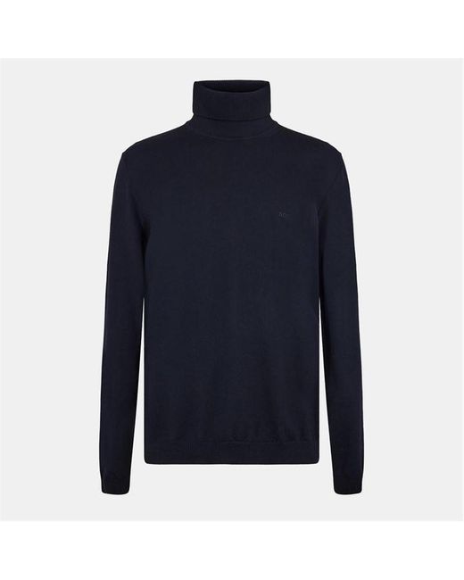 Boss Blue Baldebert E Turtle Neck Jumper for men