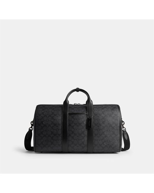 COACH Black Gotham Canvas Duffle Holdall for men