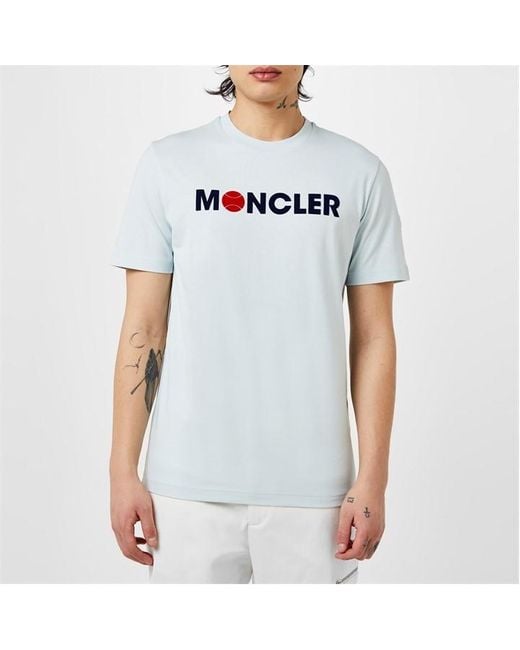Moncler Blue Tennis Logo Sn42 for men