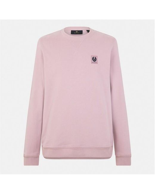 Belstaff Pink Logo Sweatshirt for men