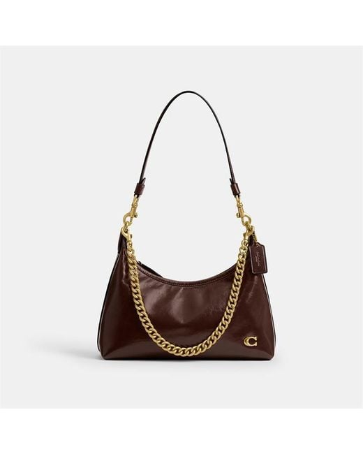 COACH Brown Juliet Crossbody Bag