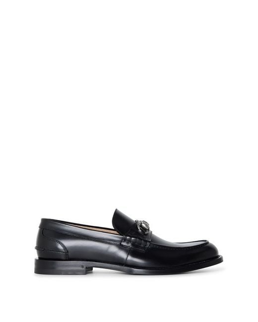 Gucci Black Teranze Loafers for men