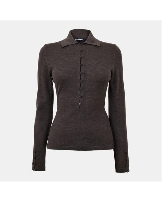 Jacquemus Brown Polo Shirts