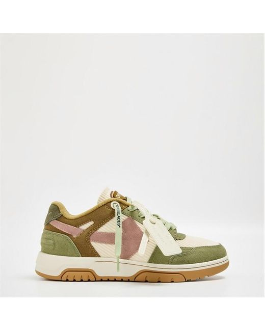 Off-White c/o Virgil Abloh Green Slim Out Of Office Trainers