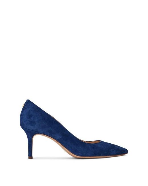 Ralph Lauren Blue Lanette Pumps