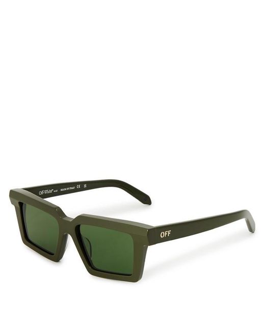 Off-White c/o Virgil Abloh Green Off Windsor Sunglasses 99