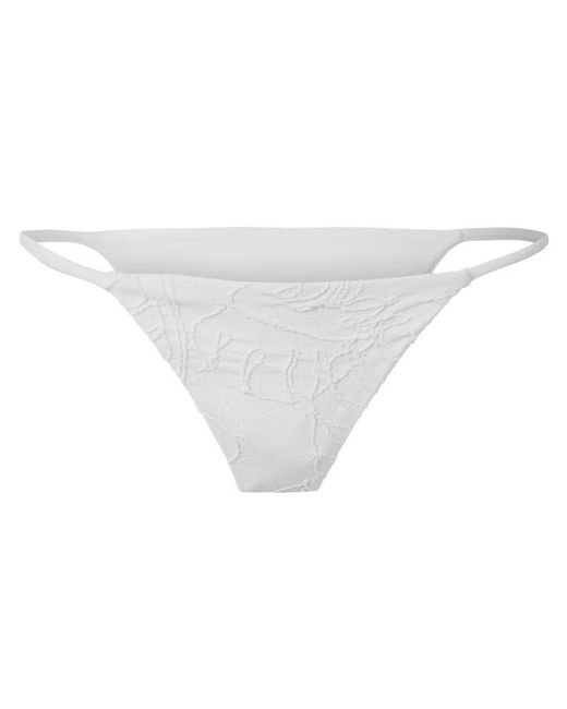 Devon Windsor White Peyton Cheeky Bikini Bottom